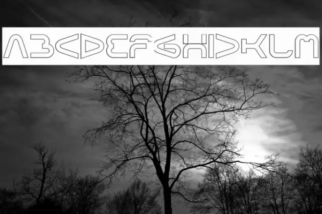 FORMAL ART-Hollow-Inverse Font examples