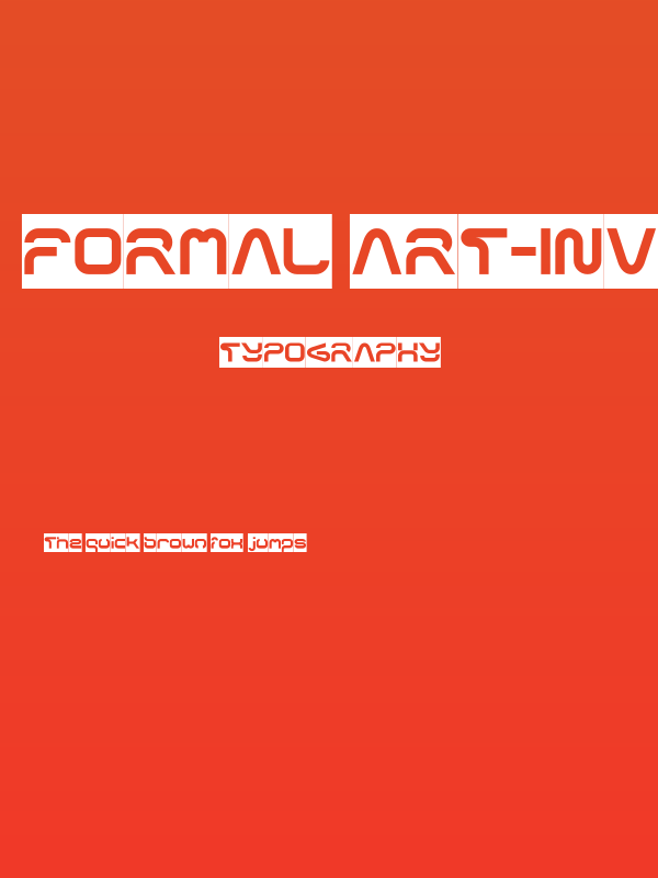 FORMAL ART-Inverse Poster