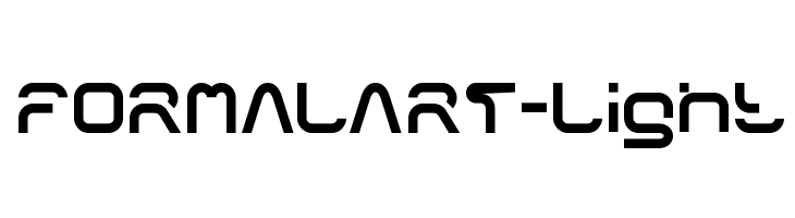FORMAL ART-Light  font caratteri gratis