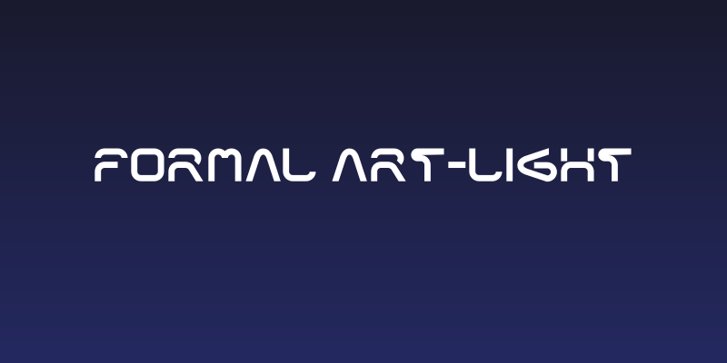 FORMAL ART-Light Social Header
