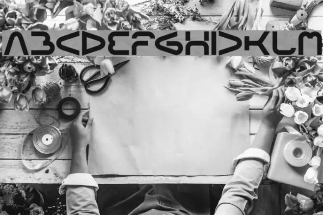 FORMAL ART Font examples