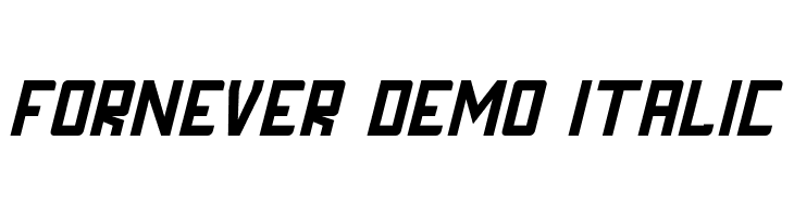 FORNEVER DEMO Italic  Fuentes Gratis Descargar