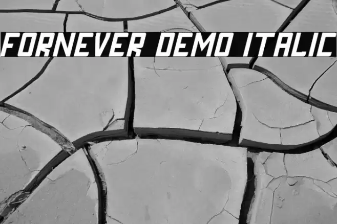 FORNEVER DEMO Italic Font examples
