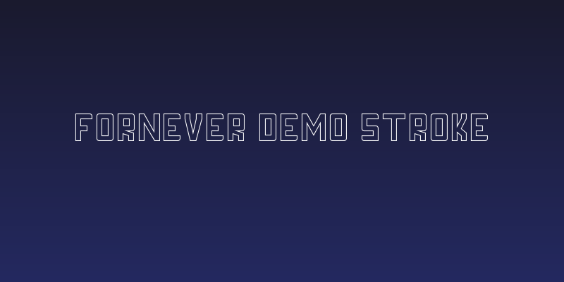 FORNEVER DEMO Stroke Social Header