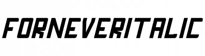FORNEVER Italic  Frei Schriftart Herunterladen