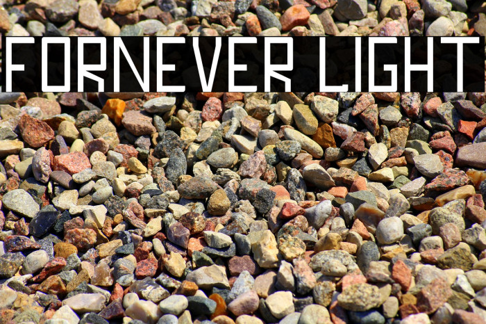 FORNEVER Light Font examples