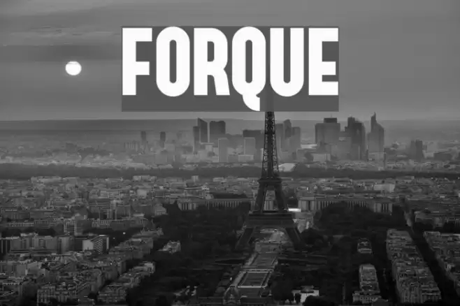 FORQUE Font examples