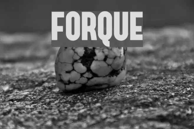 FORQUE Font examples