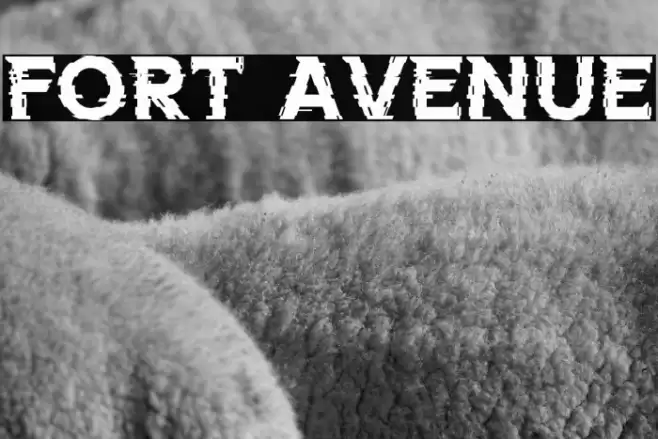 FORT AVENUE Font examples