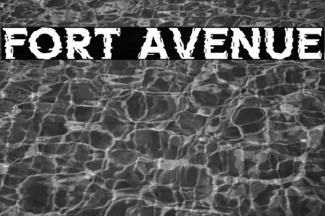 FORT AVENUE Font examples