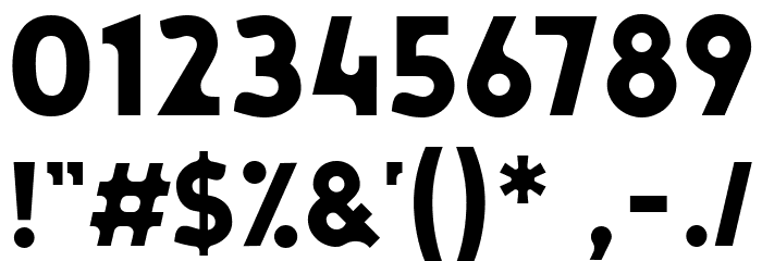 FORTA Font OTHER CHARS