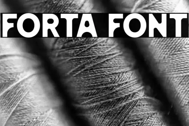 FORTA Font examples
