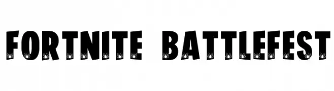 FORTNITE BATTLEFEST  Frei Schriftart Herunterladen