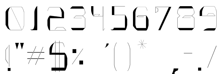 FOSSILIZED Font OTHER CHARS