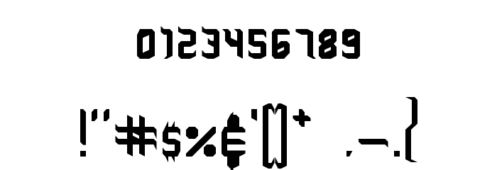 FoOleD bY GaYUs Regular Font OTHER CHARS