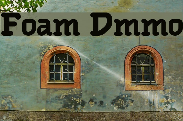 Foam Demo Font examples