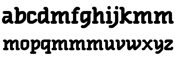 Foam Demo Font LOWERCASE