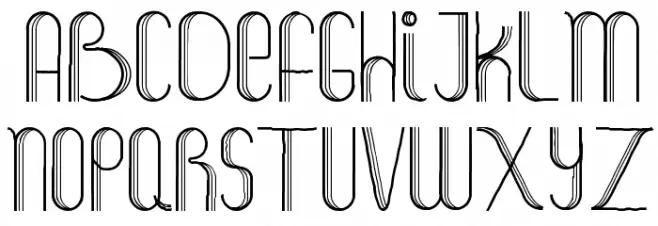 Foam Schriftart Groß