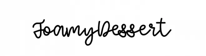 FoamyDessert  Frei Schriftart Herunterladen