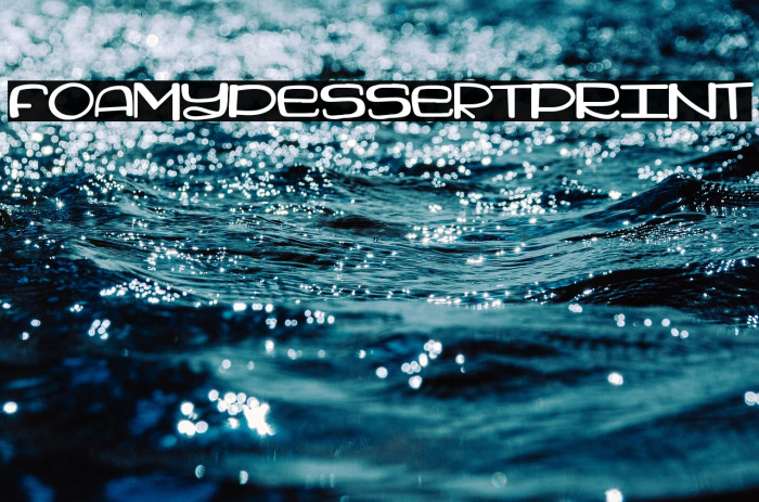 FoamyDessertPRINT Example 3