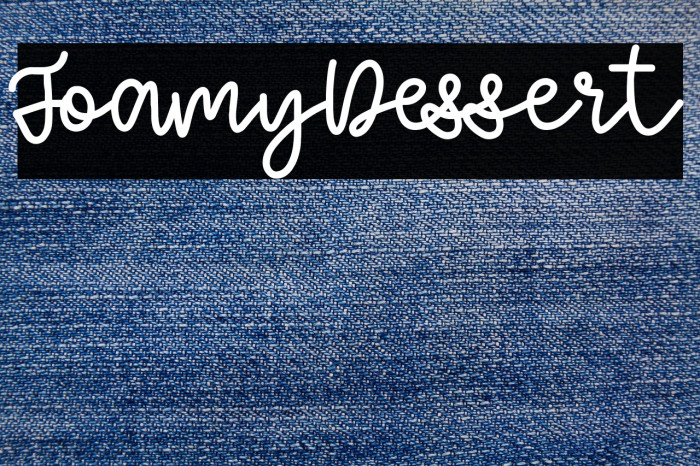 FoamyDessert Example 2