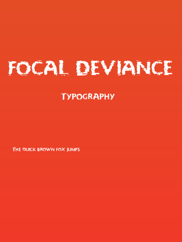 Focal Deviance Poster