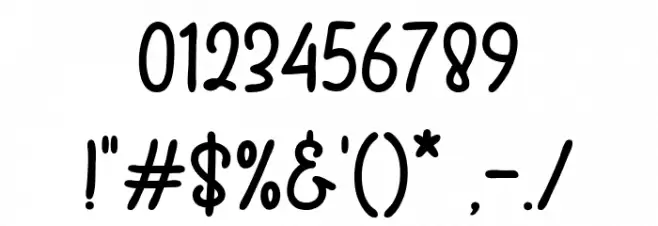 FocusQuotes Font OTHER CHARS