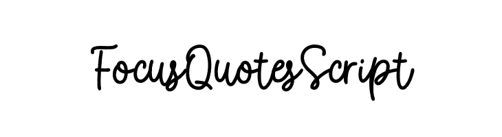 FocusQuotesScript  Fuentes Gratis Descargar