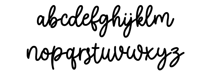 FocusQuotesScript Font LOWERCASE