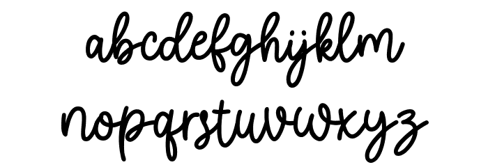 FocusQuotesScript Font LOWERCASE
