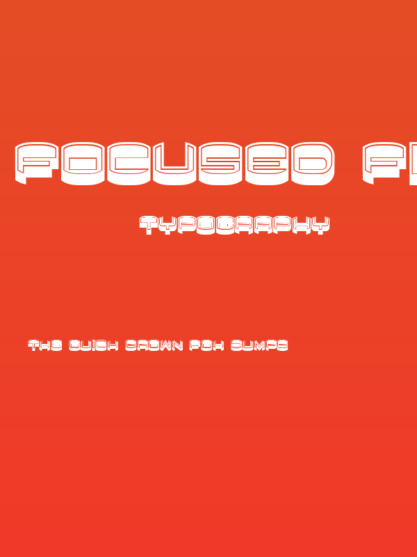 Focused Filled Regular Poster