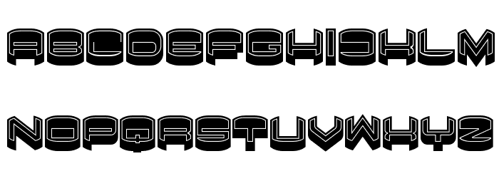 Focused Filled Regular Font LOWERCASE
