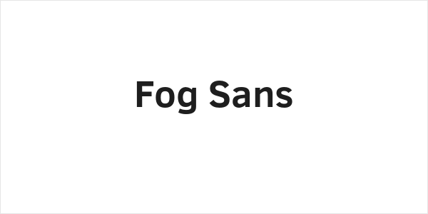 Fog Sans Logo