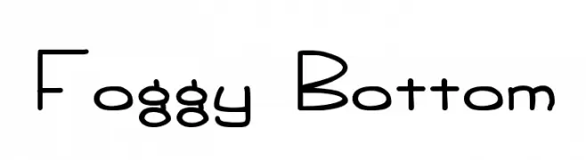 Foggy Bottom  Descarca Fonturi Gratis