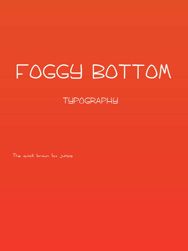 Foggy Bottom Poster
