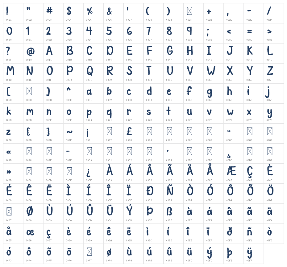 Foggy Cemetery Character Map