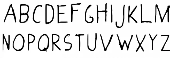 Foggy_Sky Font Litere mari