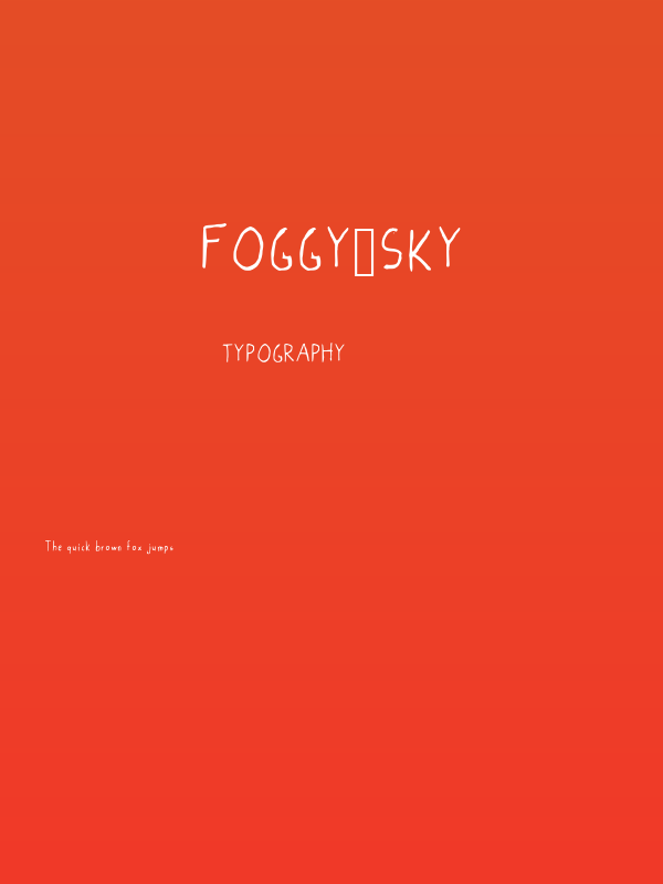 Foggy_Sky Poster