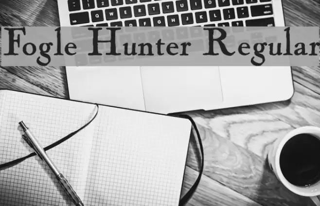 Fogle Hunter Regular Font examples