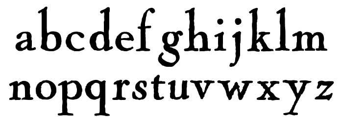 Fogle Hunter Regular Font LOWERCASE