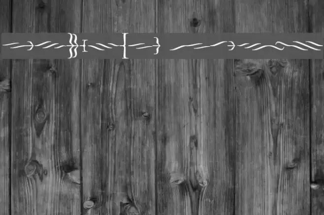 Foglihten DecoH02 Font examples