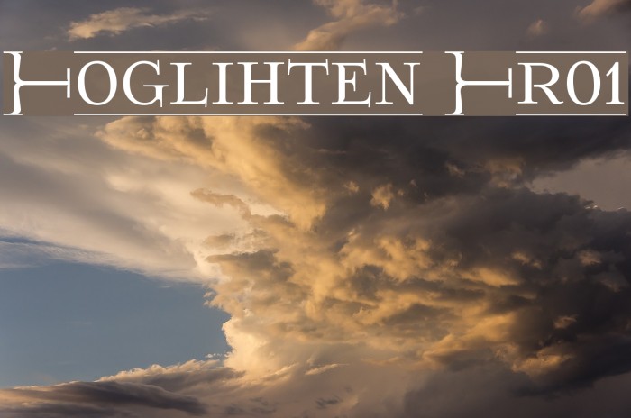 Foglihten Fr01 Font examples