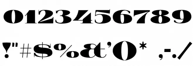 FoglihtenBlackPcs Font OTHER CHARS