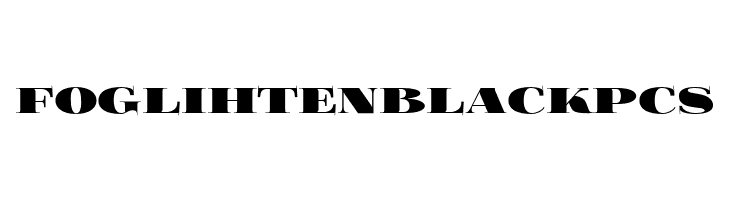 FoglihtenBlackPcs  لخطوط تنزيل