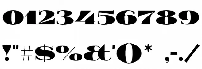 FoglihtenBlackPcs Font OTHER CHARS