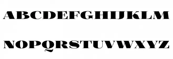 FoglihtenBlackPcs Fonte MAIÚSCULAS