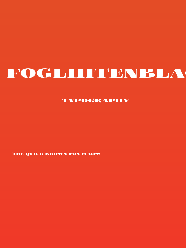 FoglihtenBlackPcs Poster