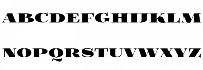 FoglihtenBlackPcs Шрифта ВЕРХНИЙ