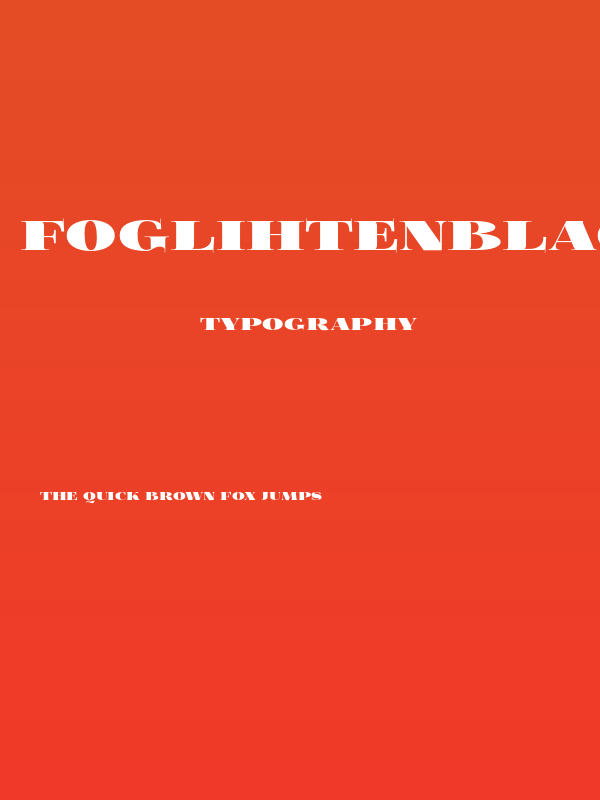 FoglihtenBlackPcs Poster