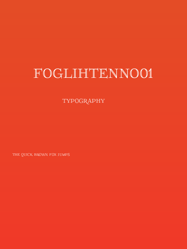 FoglihtenNo01 Poster